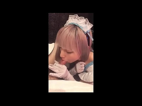 ❤️ Japanski idol [mayuka], kostim francuske služavke, 1. dio, pušenje i drkanje losionom ️❌  Seks kod nas ❤